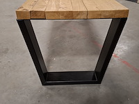 Massief eiken eetkamertafel, wood industries, bruin - afbeelding 18 van  26