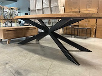 Massief houten eetkamertafel - afbeelding 3 van  12