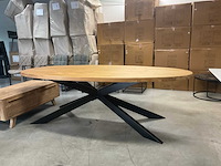 Massief houten eetkamertafel - afbeelding 5 van  12