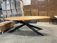 Massief houten eetkamertafel - afbeelding 7 van  12