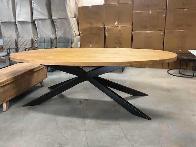 Massief houten eetkamertafel - afbeelding 8 van  12