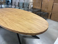 Massief houten eetkamertafel - afbeelding 9 van  12