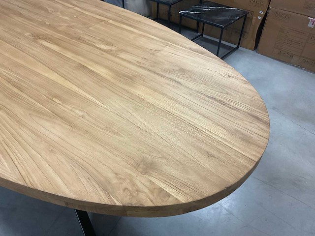 Massief houten eetkamertafel - afbeelding 12 van  12