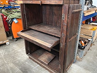 Massief houten orgel-/ keyboardkast - afbeelding 3 van  5