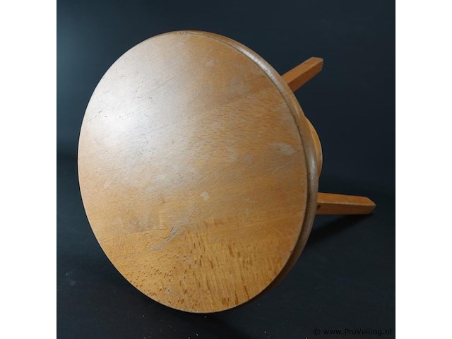 Massief houten (piano)kruk - afbeelding 4 van  4