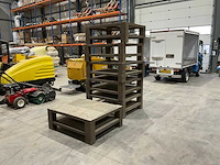 Massief houten salontafel 110x90 cm (6x) - afbeelding 1 van  6