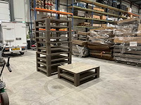 Massief houten salontafel 110x90 cm (6x) - afbeelding 2 van  6