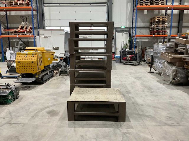 Massief houten salontafel 110x90 cm (6x) - afbeelding 3 van  6