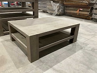 Massief houten salontafel 110x90 cm (6x) - afbeelding 5 van  6