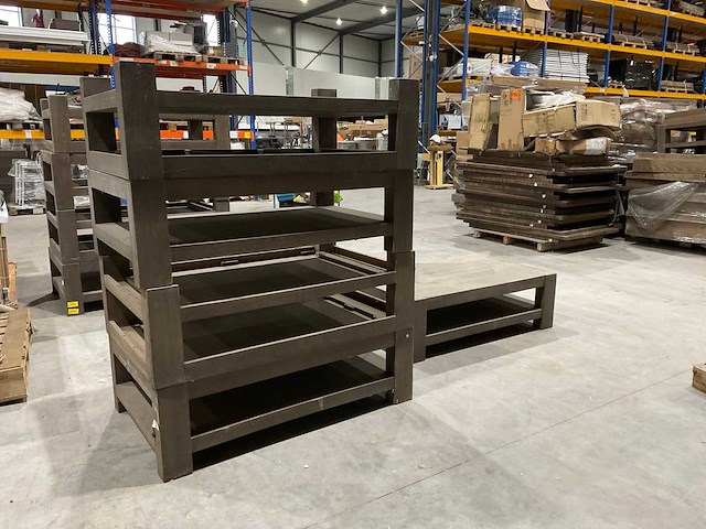 Massief houten salontafel 130x80 cm (5x) - afbeelding 2 van  6