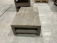 Massief houten salontafel 130x80 cm (5x) - afbeelding 3 van  6