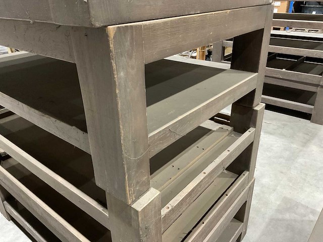 Massief houten salontafel 130x80 cm (5x) - afbeelding 6 van  6