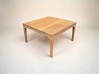 Massief houten salontafel 70x70x40cm - afbeelding 2 van  4
