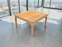 Massief houten salontafel 70x70x40cm
