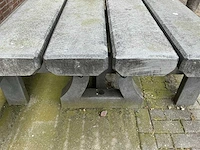 Massief kunststof picknicktafel - afbeelding 3 van  3