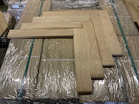 Massief visgraat eiken select parketvloer (53,86 m2)