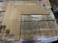 Massief visgraat eiken select parketvloer (65,8 m2) - afbeelding 1 van  2