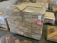 Massief visgraat eiken select parketvloer (65,8 m2) - afbeelding 2 van  2