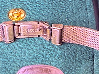 Massieve .835 zilveren dameshorloge - afbeelding 6 van  6