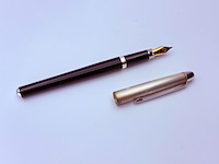 Massieve 925 zilveren vulpen - elysee pforzheim capitol serie - afbeelding 2 van  6