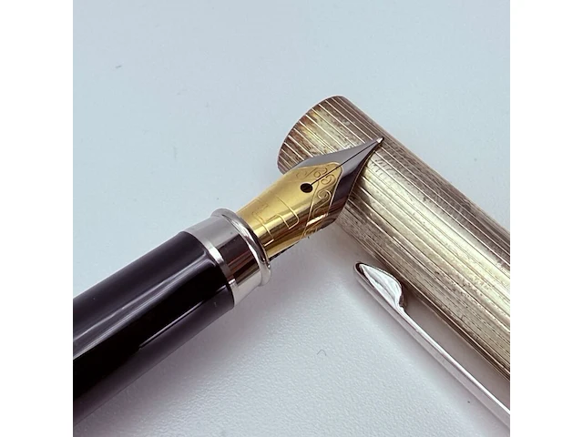 Massieve 925 zilveren vulpen - elysee pforzheim capitol serie - afbeelding 1 van  7