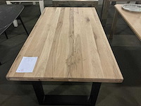 Massieve naturel eetkamertafel 180 cm - afbeelding 4 van  4