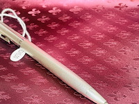 Massieve zilveren balpen - montblanc barleycorn model - afbeelding 1 van  3