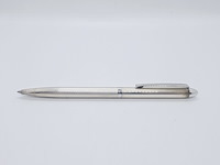 Massieve zilveren balpen - montblanc barleycorn model - afbeelding 1 van  4