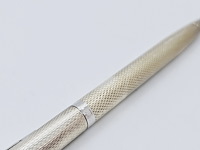 Massieve zilveren balpen - montblanc barleycorn model - afbeelding 4 van  5