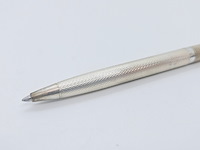 Massieve zilveren balpen - montblanc barleycorn model - afbeelding 2 van  5