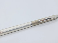 Massieve zilveren balpen - montblanc barleycorn model - afbeelding 3 van  5