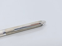 Massieve zilveren balpen - montblanc barleycorn model - afbeelding 5 van  5