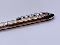 Massieve zilveren balpen - montblanc barleycorn model - afbeelding 5 van  5