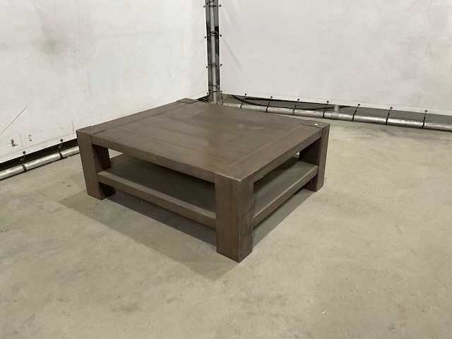 Massive salontafel 110x90 cm - afbeelding 2 van  6