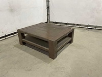 Massive salontafel 110x90 cm - afbeelding 2 van  6