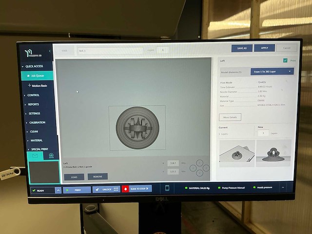 Massivit 1500 grootformaat industriële 3d-printer - afbeelding 37 van  40