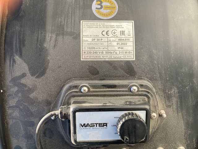 Master - 2022 - df30p - ventilator - afbeelding 3 van  4
