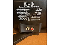 Master audio b-8 professional speaker (2x) - afbeelding 4 van  4