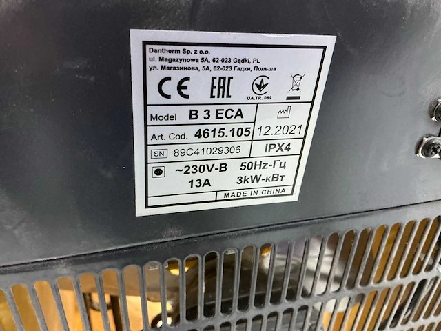 Master b3eca heater - afbeelding 5 van  5