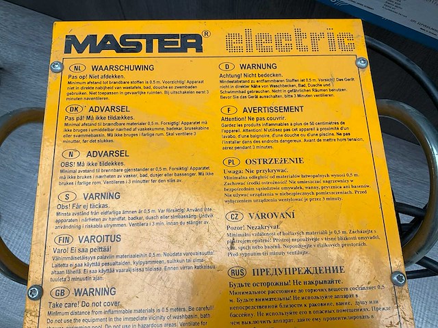 Master electric b3-th heater - afbeelding 5 van  9