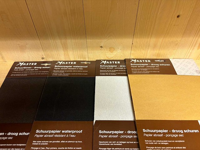Master schuurpapier - 3 & 5 pack (802x) - afbeelding 3 van  3