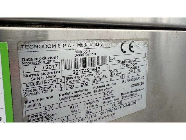 Mastercool - tf03midgn - koelwerkbank - afbeelding 5 van  5