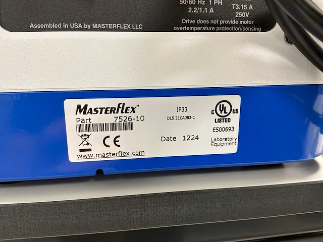 Masterflex master sense 7526-10 peristaltiekpomp - afbeelding 2 van  2