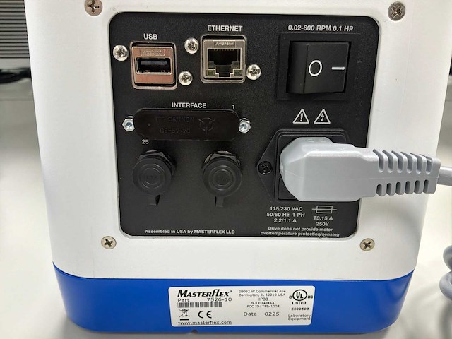Masterflex master sense 7526-10 peristaltiekpomp - afbeelding 3 van  4