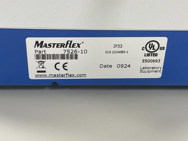Masterflex master sense 7526-10 peristaltiekpomp - afbeelding 4 van  4