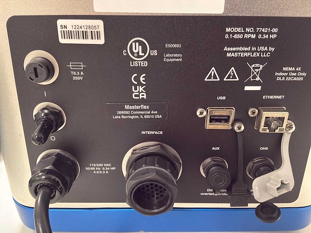Masterflex mastersense 77421-00 peristaltiekpomp - afbeelding 3 van  3