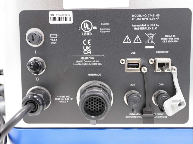 Masterflex mastersense 77421-00 peristaltiekpomp - afbeelding 4 van  4