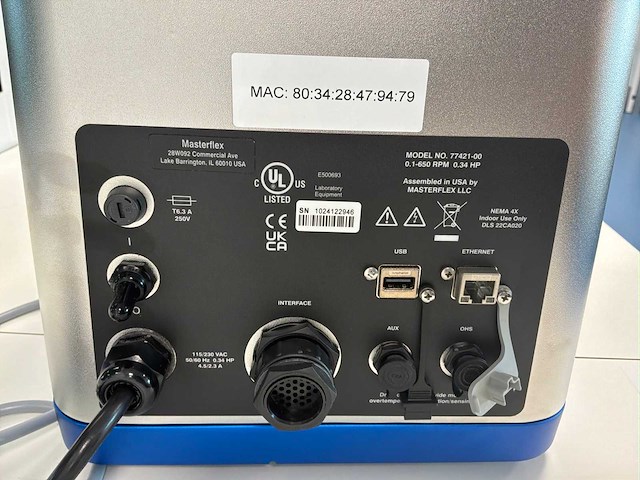 Masterflex mastersense 77421-00 peristaltiekpomp - afbeelding 4 van  4