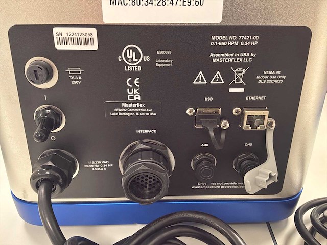 Masterflex mastersense 77421-00 peristaltiekpomp - afbeelding 3 van  3