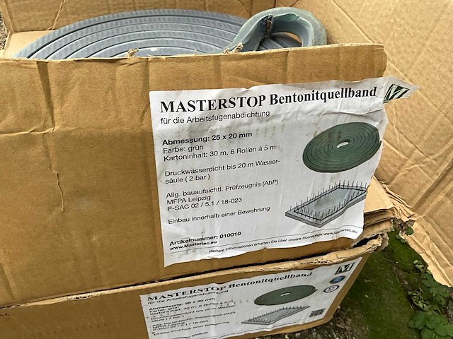 Masterstop zwelband beton - afbeelding 2 van  2